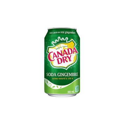 Canada dry gingerale canette 355ml.
