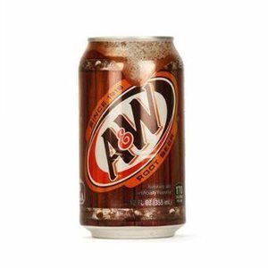 Root beer a&w Canette 355ml.