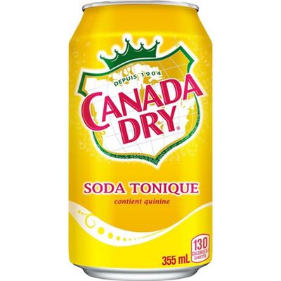 Canada dry soda tonique canette 355ml.